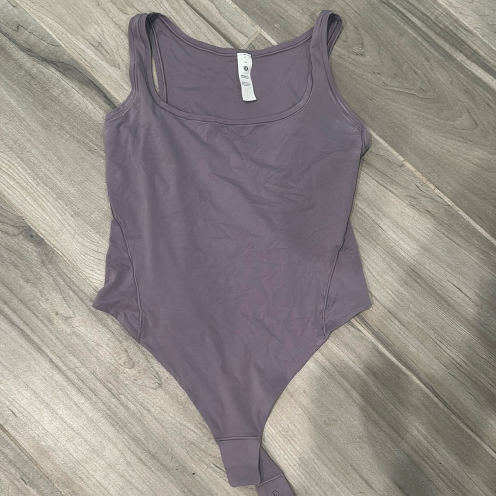 Lululemon wundermost ultra-soft square neck sleeveless body suit